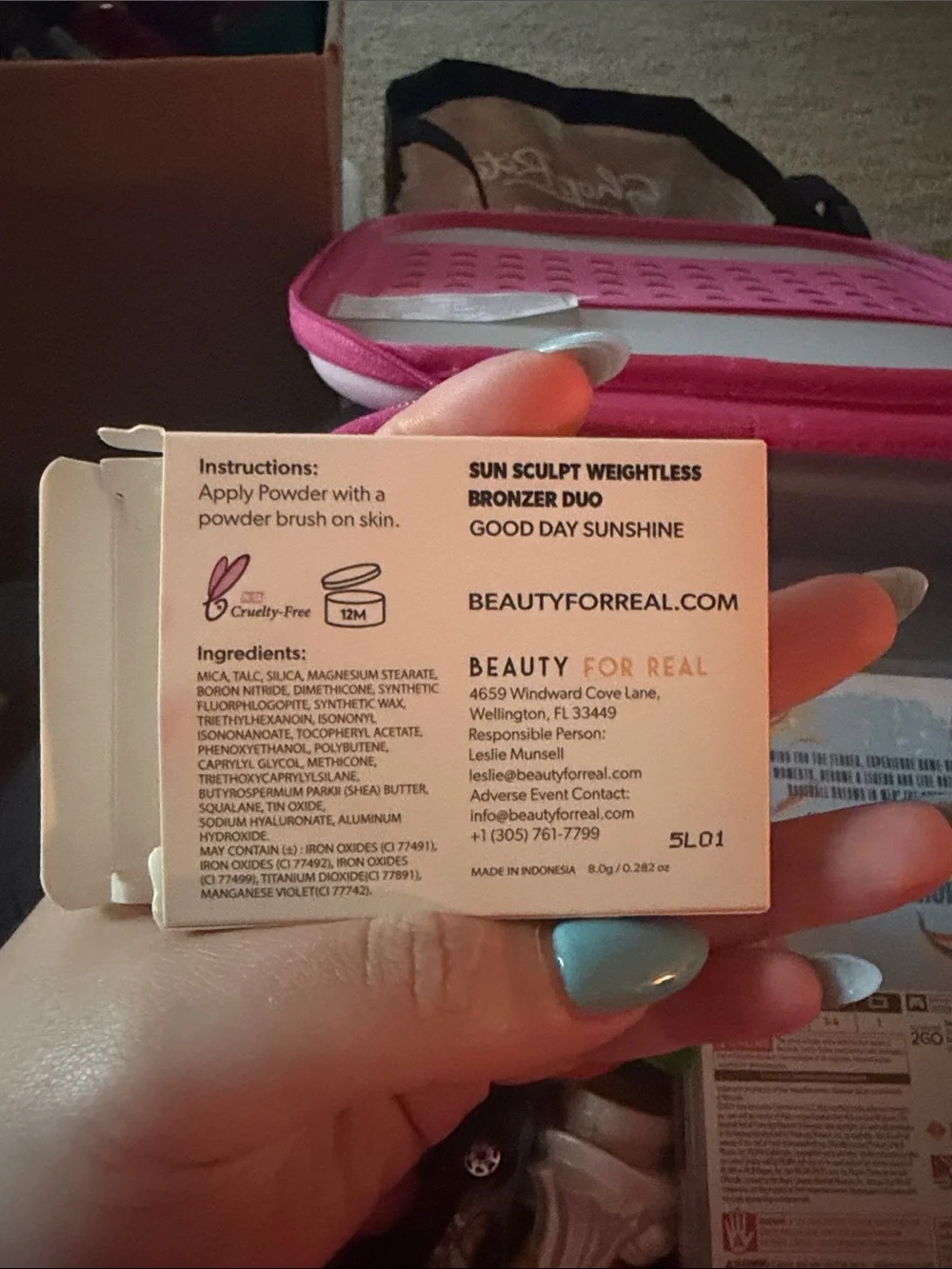 Beauty For Real Sun Sculpt Weightless Bronzer Duo - Matte & Shimmer - Brown